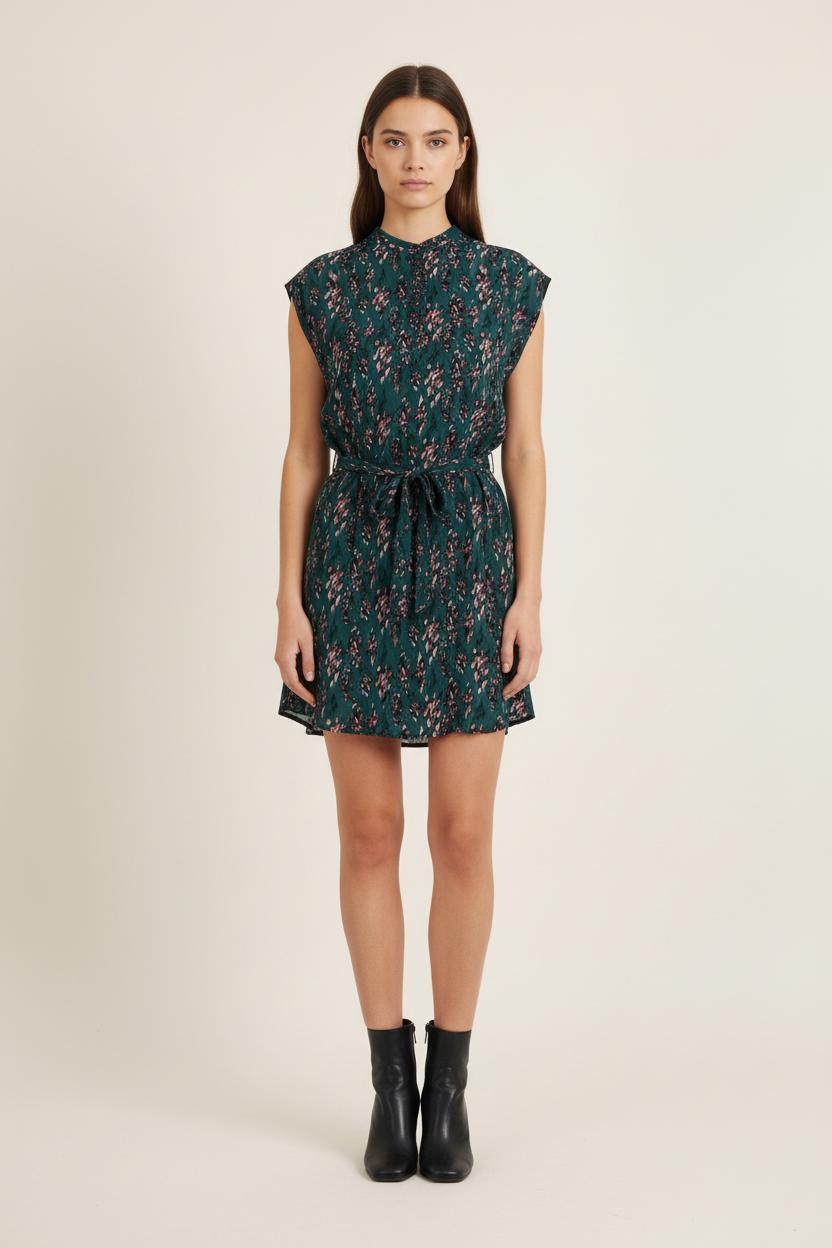 Robe Courte Verte - Taille S/36 de la marque Bérénice | PARAD73935 - Vendu par Paradigme - Image 1