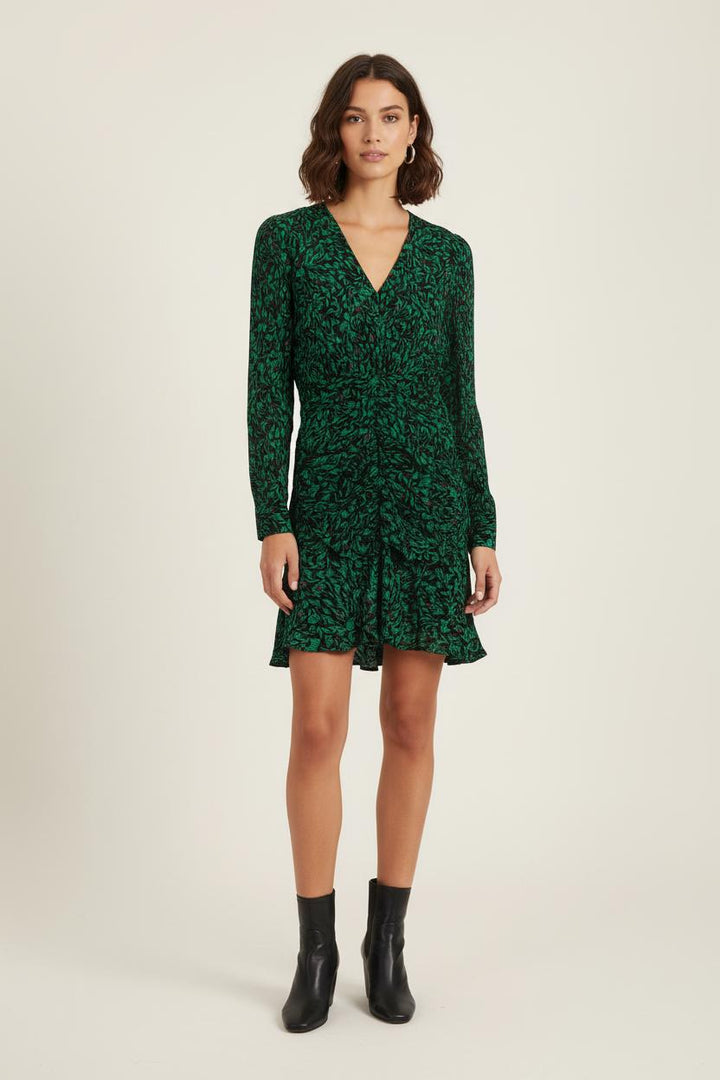 Robe Courte Verte et Noire - Taille S/36 de la marque Bérénice | PARAD73938 - Vendu par Paradigme - Image 1