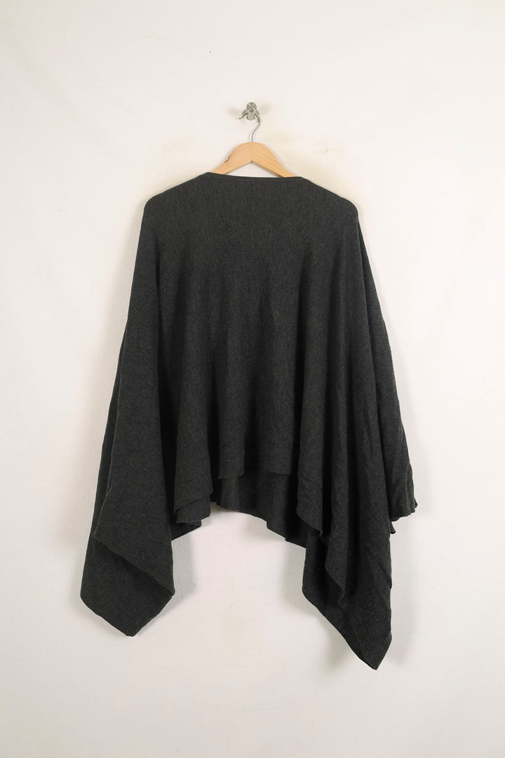 Poncho Gris - Taille S/36 de la marque Bérénice | PARAD73940 - Vendu par Paradigme - Image 4