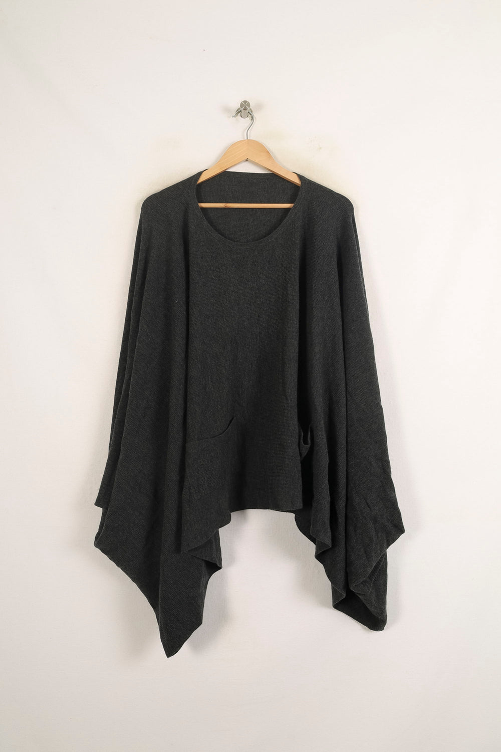Poncho Gris - Taille S/36 de la marque Bérénice | PARAD73940 - Vendu par Paradigme - Image 2