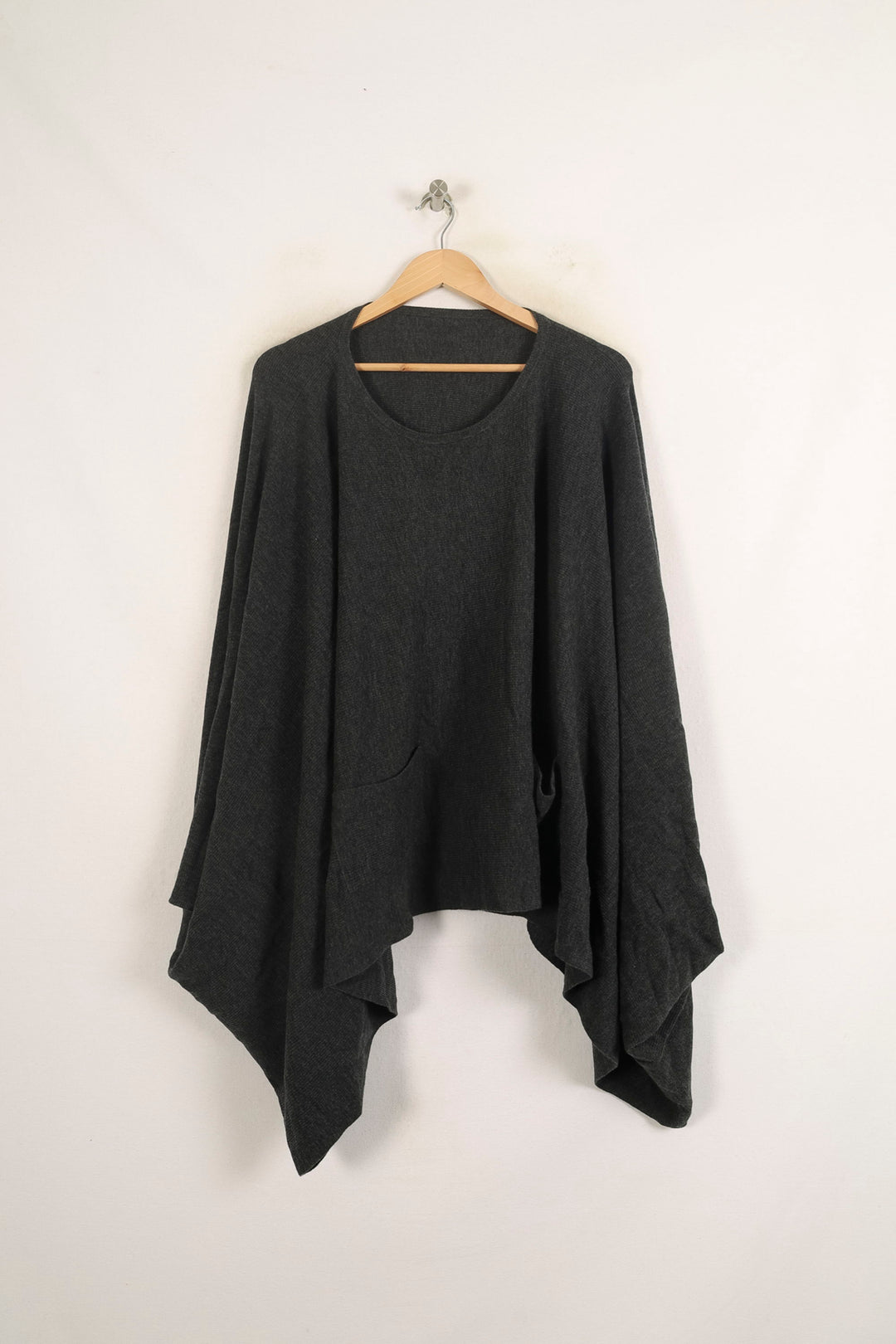 Poncho Gris - Taille S/36 de la marque Bérénice | PARAD73940 - Vendu par Paradigme - Image 2
