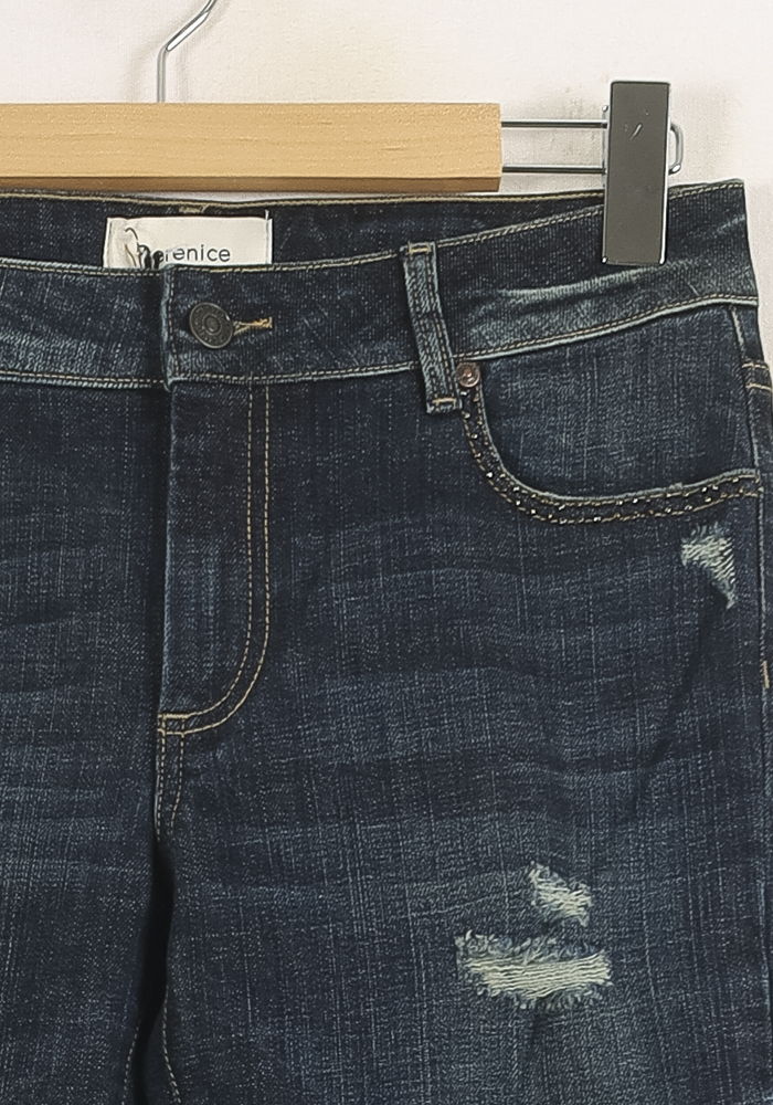Jean Délavé Bleu - Taille S/36 de la marque Bérénice | PARAD73955 - Vendu par Paradigme - Image 3