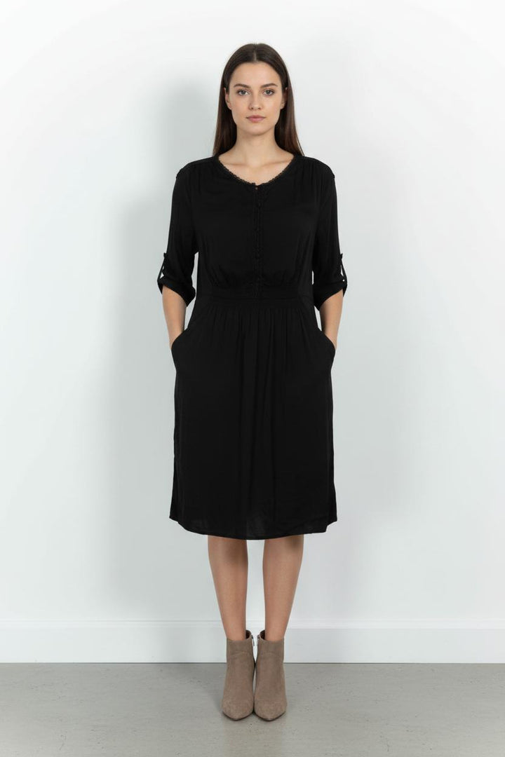 Robe Midi Noire - Taille XS/34 de la marque Bérénice | PARAD73959 - Vendu par Paradigme - Image 1