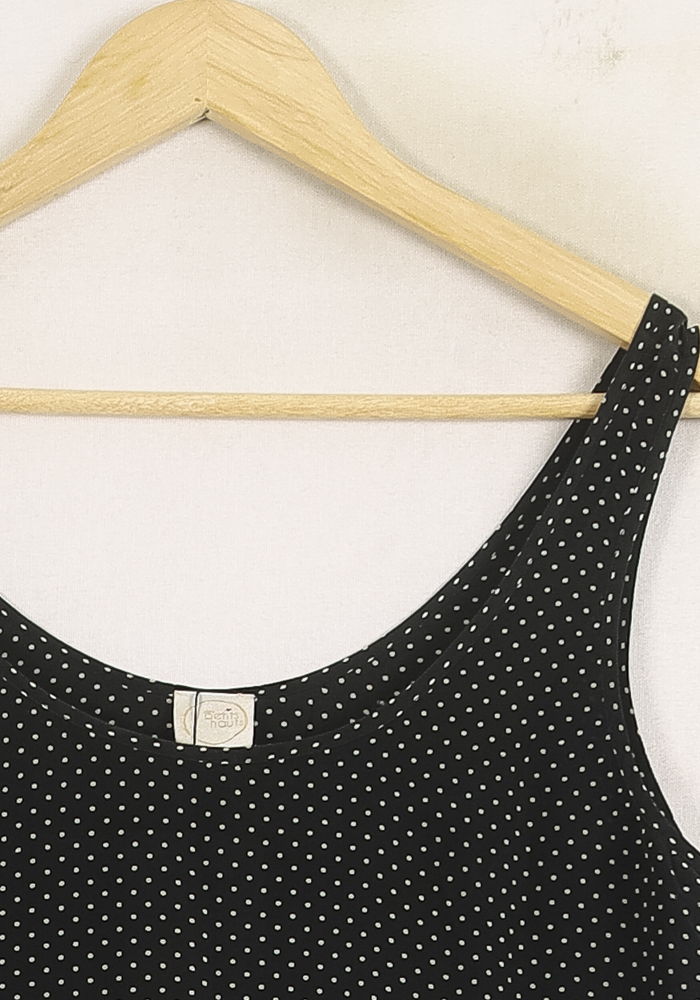 Robe Courte Noire à Pois Blancs - Taille M/38 de la marque Des petits hauts | PARAD73966 - Vendu par Paradigme - Image 3