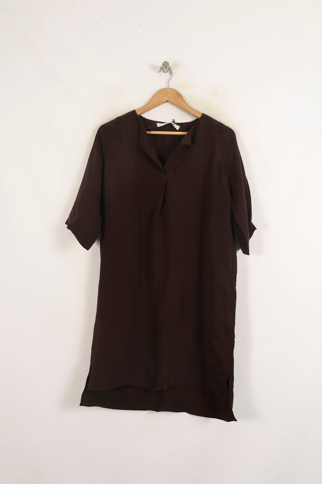 Robe Droite Marron - Taille S/36 de la marque Humanoid | PARAD73967 - Vendu par Paradigme - Image 2