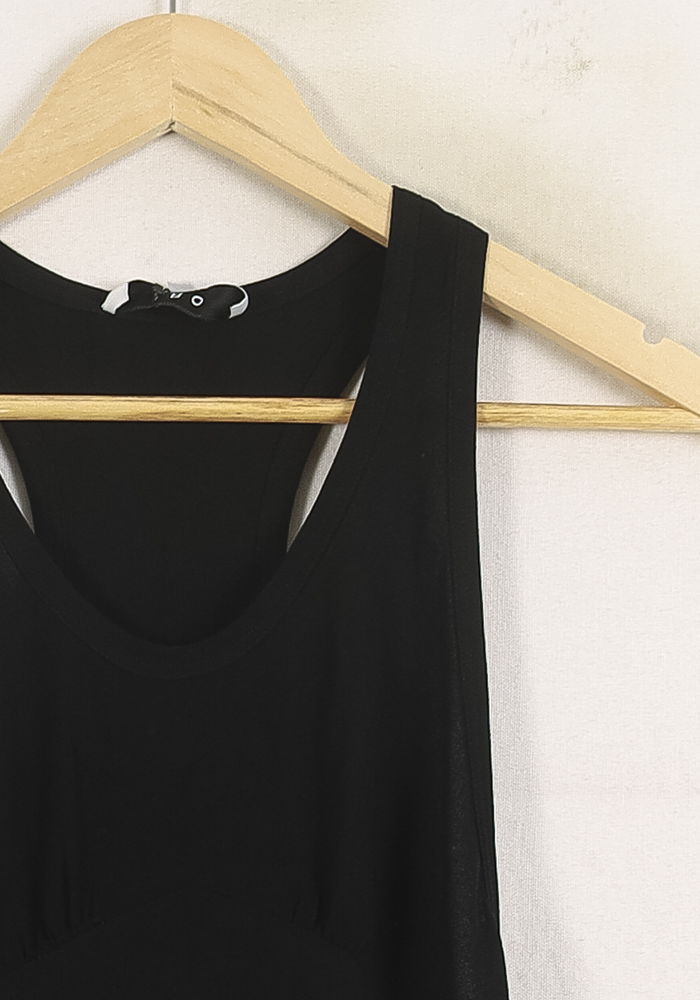 Robe Volantée Noire - Taille S/36 de la marque IRO | PARAD73970 - Vendu par Paradigme - Image 3