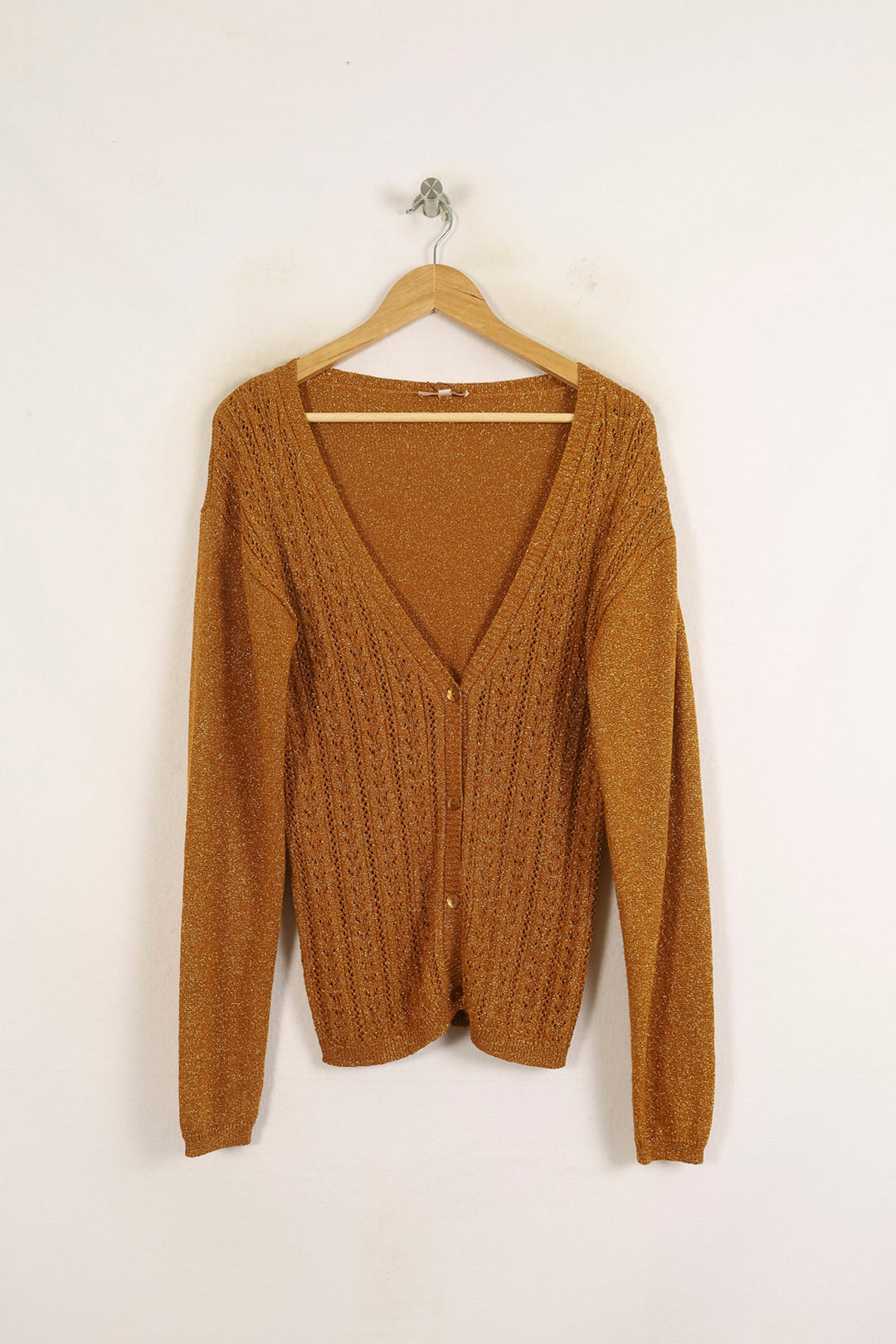 Cardigan Marron - Taille L/40 de la marque Louise Misha | PARAD73994 - Vendu par Paradigme - Image 2