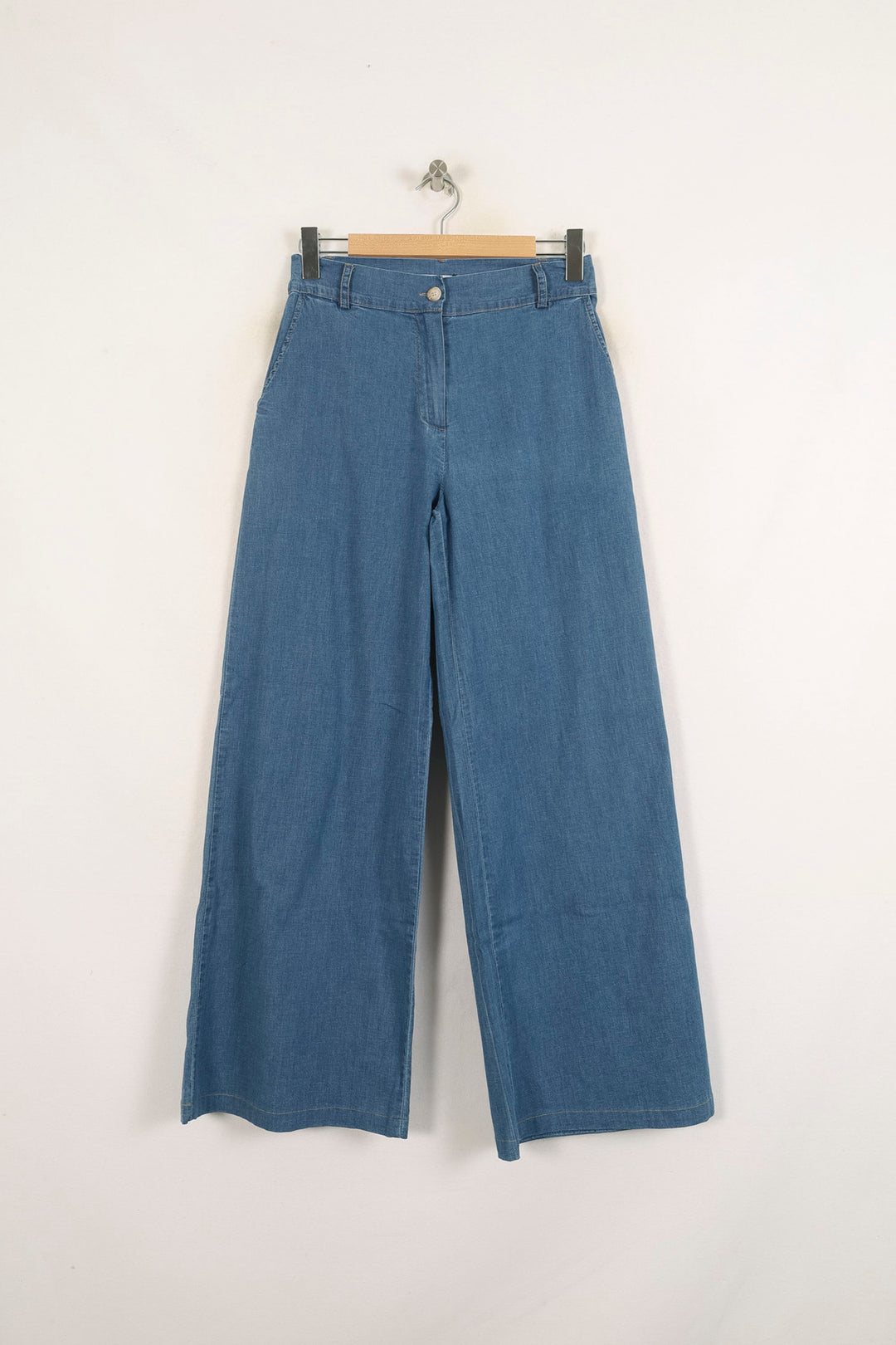 Pantalon Large Bleu - Taille M/38 de la marque La Fée Maraboutée | PARAD74005 - Vendu par Paradigme - Image 2