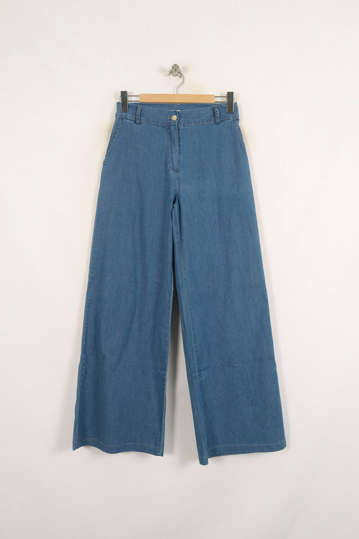 Pantalon Large Bleu - Taille M/38 de la marque La Fée Maraboutée | PARAD74005 - Vendu par Paradigme - Image 2
