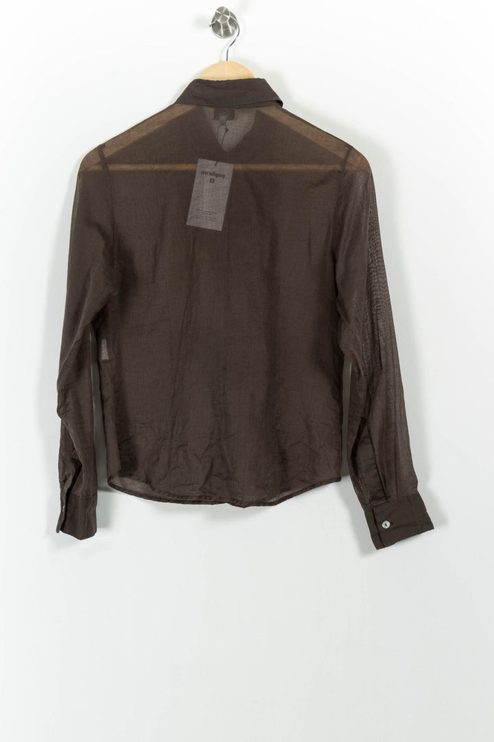 Chemise Marron - Taille M/38 de la marque Pablo | PARAD7441 - Vendu par Paradigme - Image 4