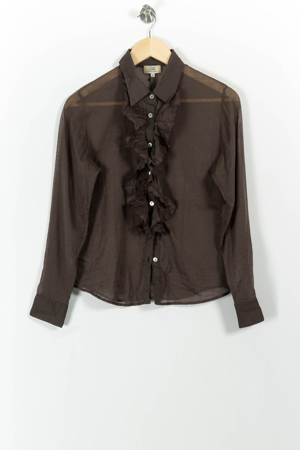 Chemise Marron - Taille M/38 de la marque Pablo | PARAD7441 - Vendu par Paradigme - Image 2
