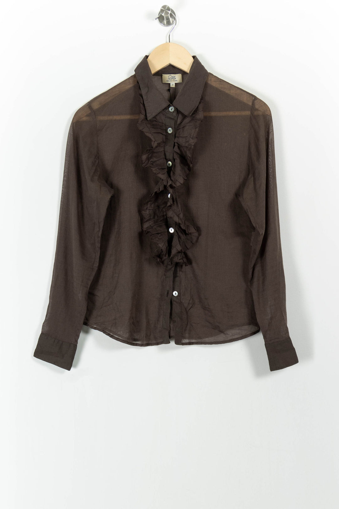 Chemise Marron - Taille M/38 de la marque Pablo | PARAD7441 - Vendu par Paradigme - Image 2