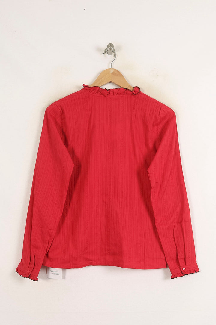 Blouse Rouge - Taille XS/34 de la marque Karl Marc John | PARAD75003 - Vendu par Paradigme - Image 4