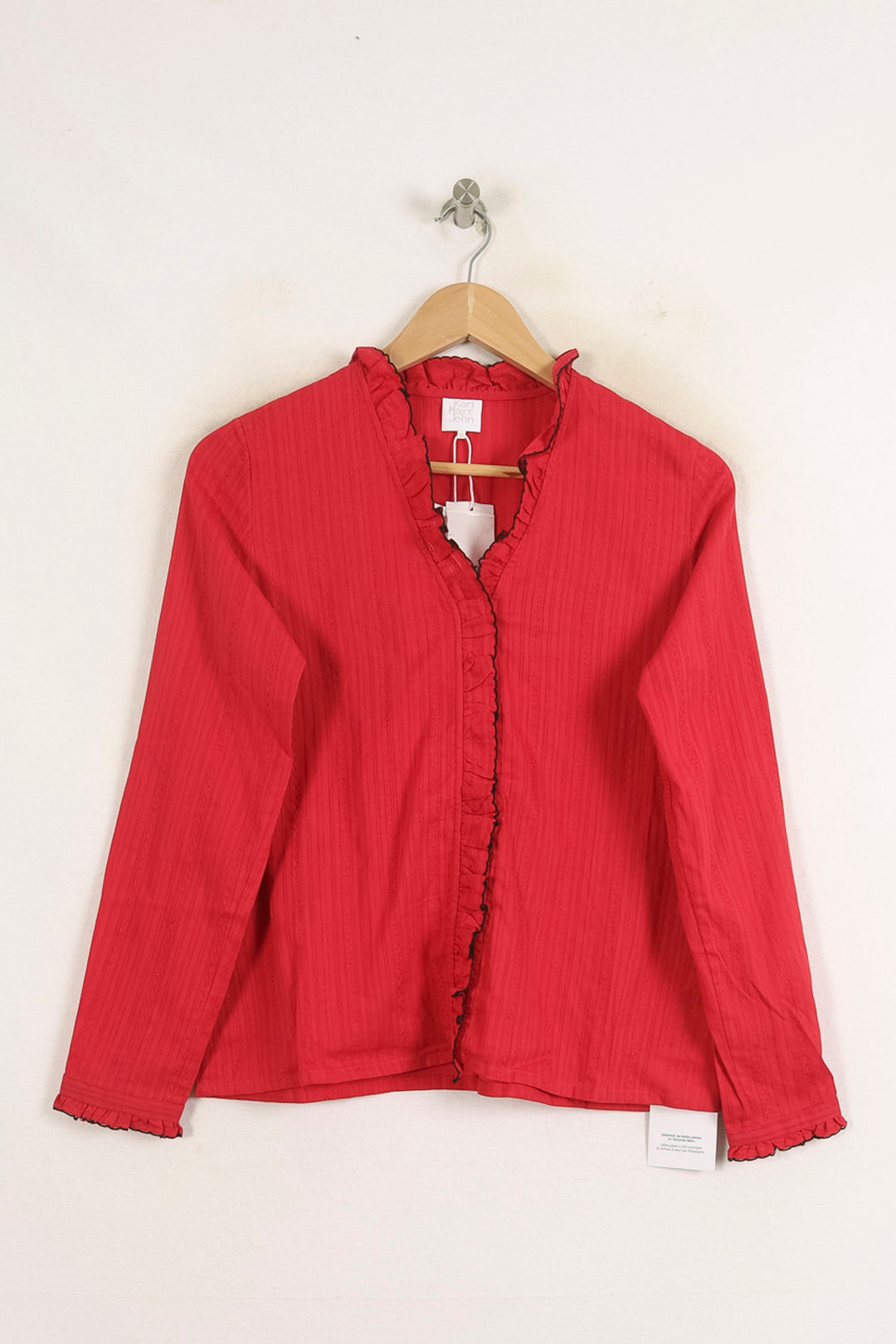 Blouse Rouge - Taille XS/34 de la marque Karl Marc John | PARAD75003 - Vendu par Paradigme - Image 2