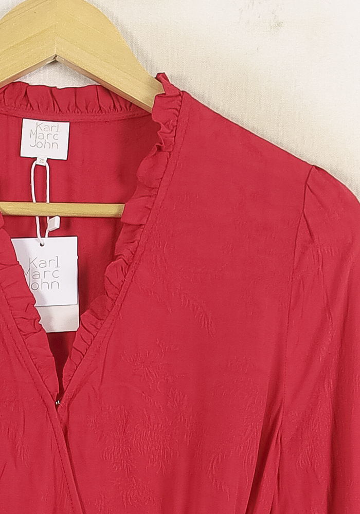 Robe Portefeuille Rose - Taille M/38 de la marque Karl Marc John | PARAD75011 - Vendu par Paradigme - Image 3