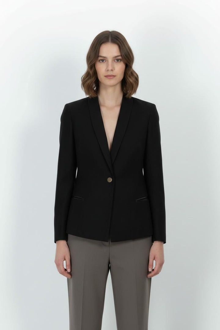 Veste Tailleur Noire - Taille M/38 de la marque Maje | PARAD75012 - Vendu par Paradigme - Image 1