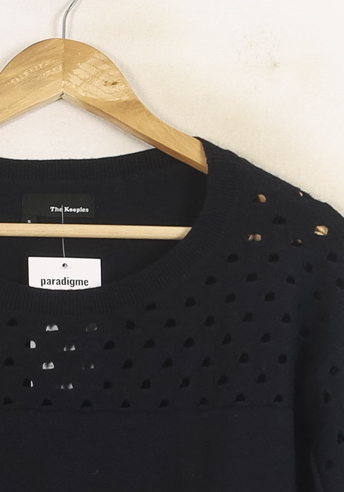 Pull Bleu - Taille S/36 de la marque The Kooples | PARAD75013 - Vendu par Paradigme - Image 3