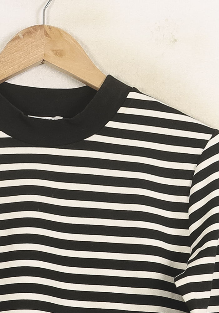 Sweatshirt Noir et Blanc - Taille M/38 de la marque Claudie Pierlot | PARAD75016 - Vendu par Paradigme - Image 3