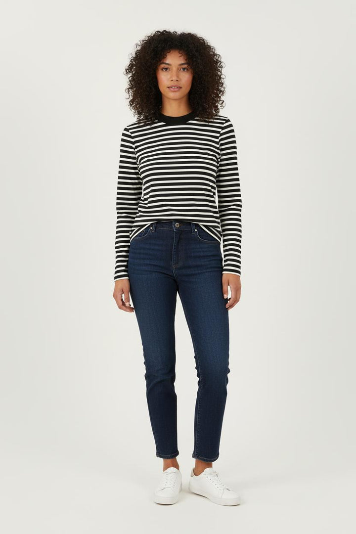Sweatshirt Noir et Blanc - Taille M/38 de la marque Claudie Pierlot | PARAD75016 - Vendu par Paradigme - Image 1