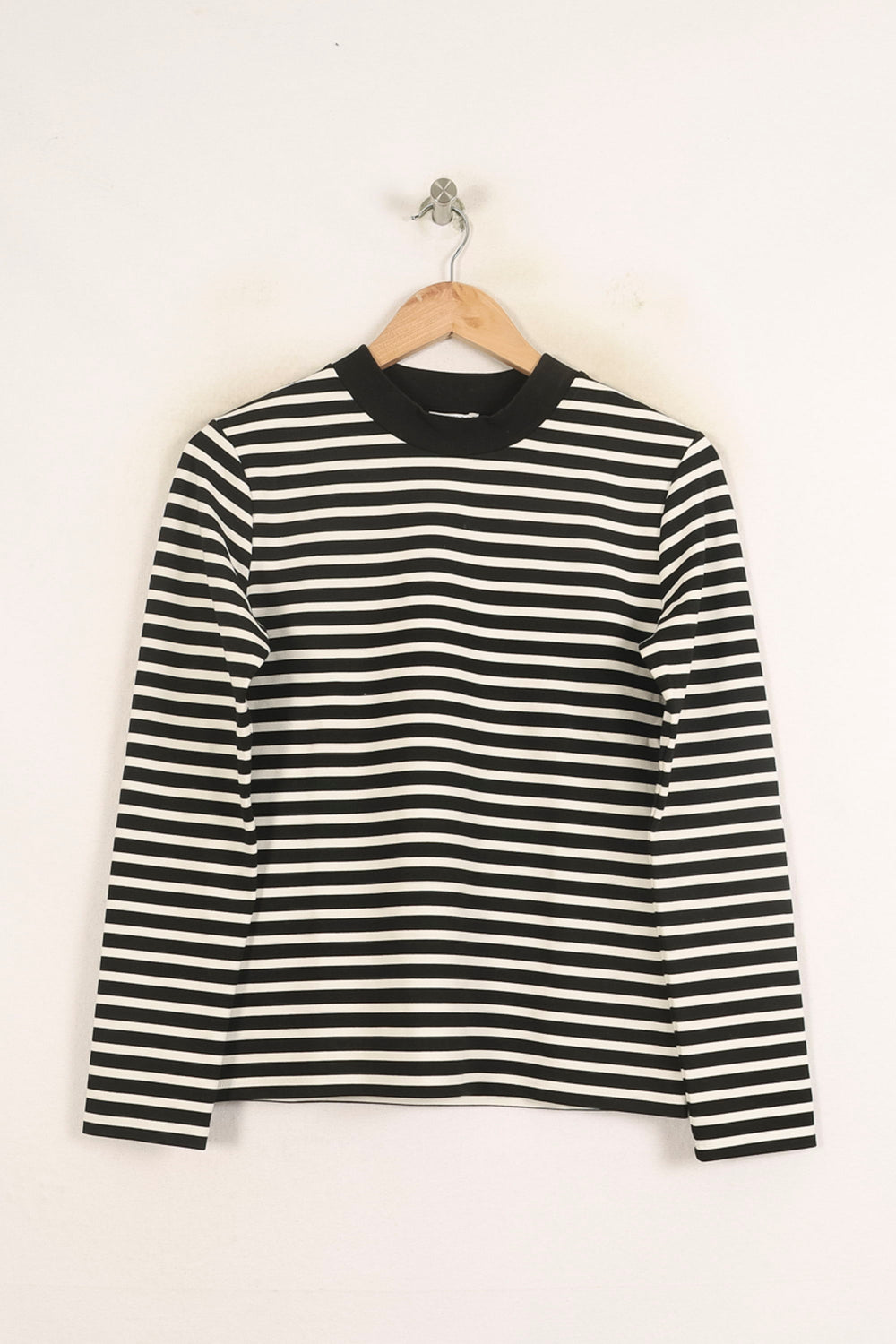 Sweatshirt Noir et Blanc - Taille M/38 de la marque Claudie Pierlot | PARAD75016 - Vendu par Paradigme - Image 2