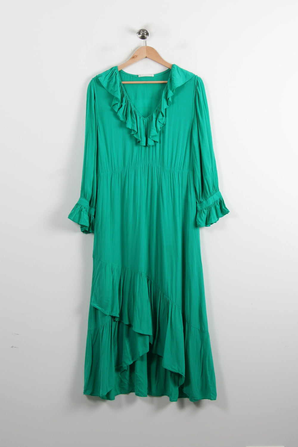 Robe Midi Verte - Taille M/38 de la marque ba&sh | PARAD75023 - Vendu par Paradigme - Image 2