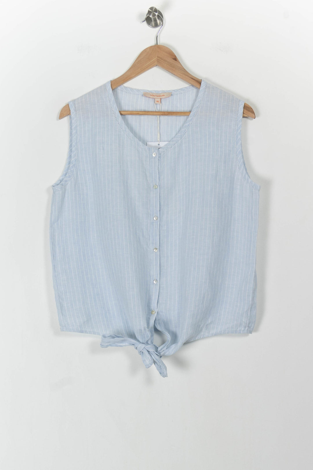 Blouse Bleu - Taille L/40 de la marque La Fée Maraboutée | PARAD75027 - Vendu par Paradigme - Image 2