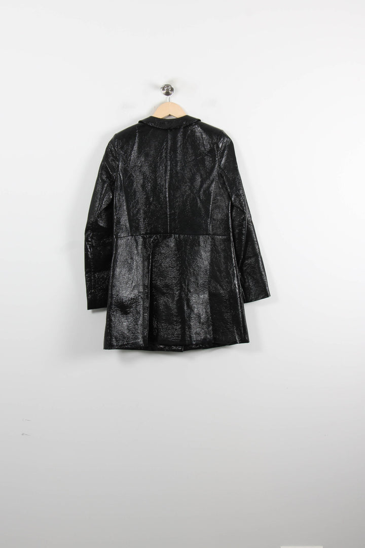 Manteau Noir - Taille S/36 de la marque Claudie Pierlot | PARAD75028 - Vendu par Paradigme - Image 4