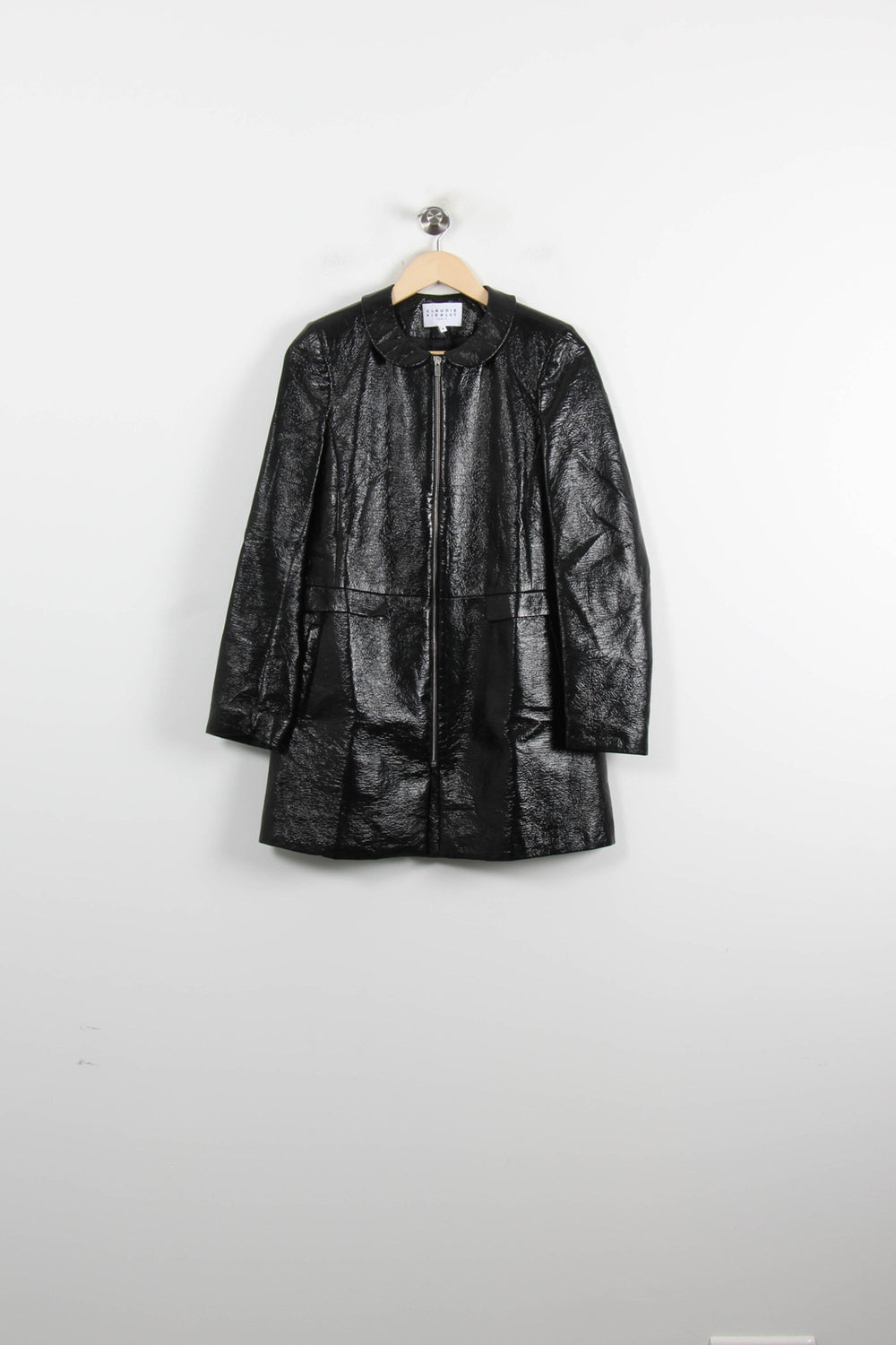 Manteau Noir - Taille S/36 de la marque Claudie Pierlot | PARAD75028 - Vendu par Paradigme - Image 2