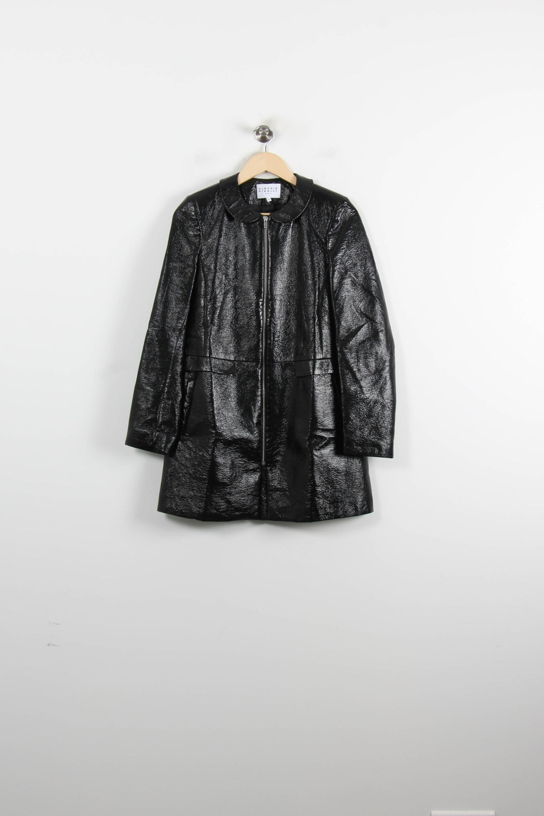 Manteau Noir - Taille S/36 de la marque Claudie Pierlot | PARAD75028 - Vendu par Paradigme - Image 2