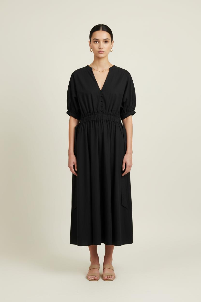 Robe Longue Noire - Taille S/36 de la marque Maison 123 | PARAD75032 - Vendu par Paradigme - Image 1