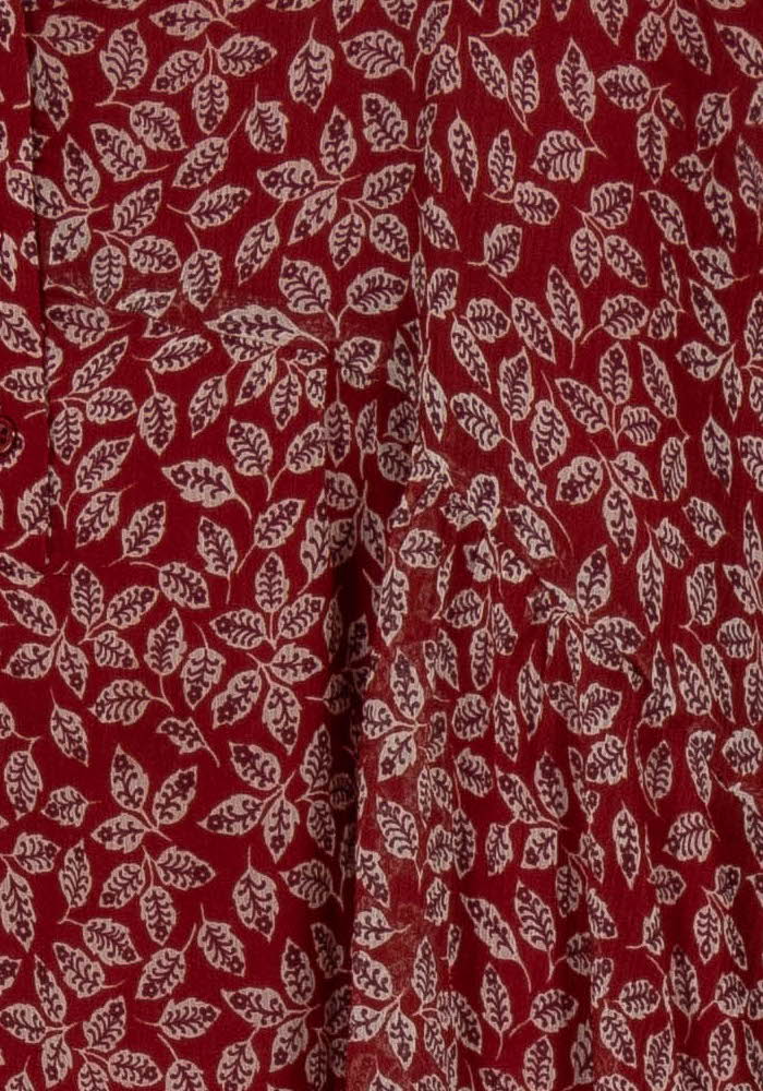 Robe Fleurie Rouge et Blanche - Taille XL/42 de la marque Maison 123 | PARAD75035 - Vendu par Paradigme - Image 3
