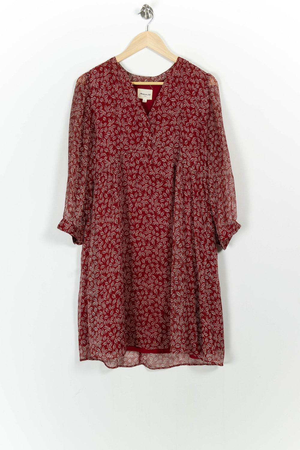 Robe Fleurie Rouge et Blanche - Taille XL/42 de la marque Maison 123 | PARAD75035 - Vendu par Paradigme - Image 2