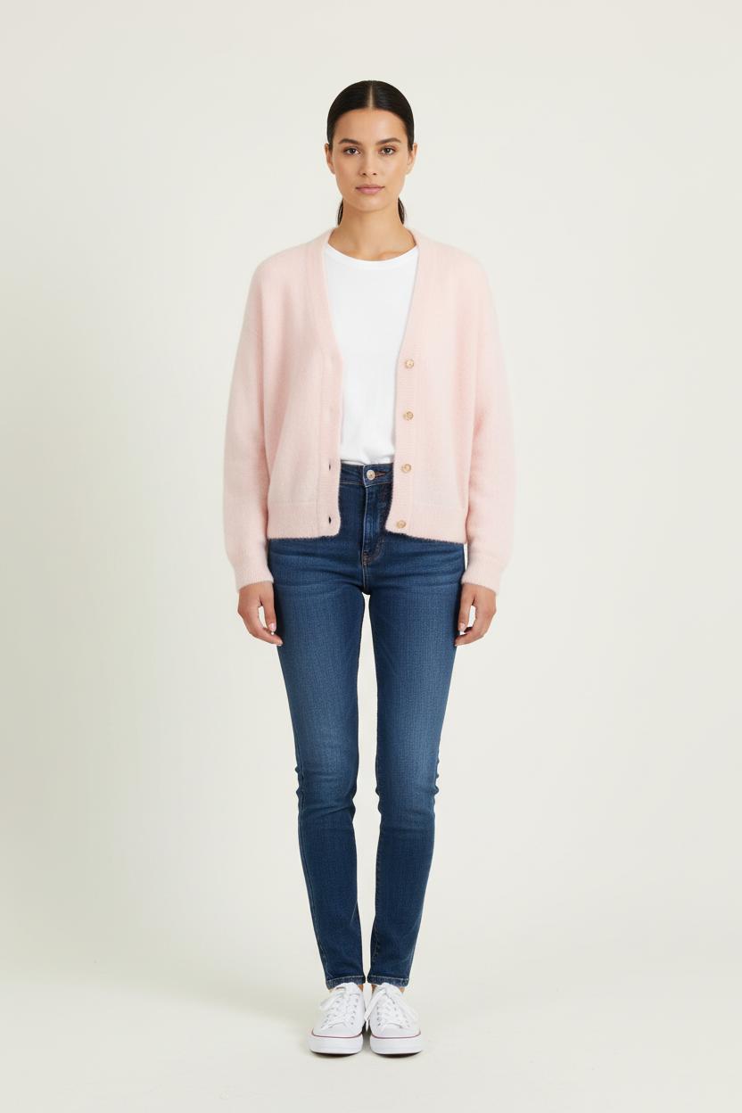 Cardigan Rose - Taille XS/34 de la marque Des petits hauts | PARAD75037 - Vendu par Paradigme - Image 1
