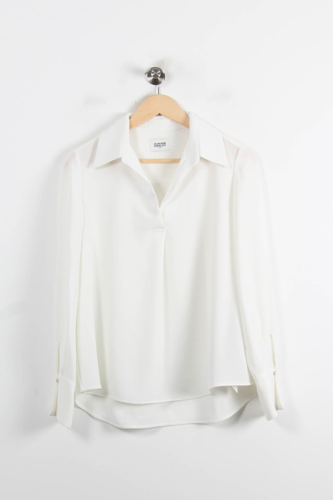 Chemise Blanche - Taille S/36 de la marque Claudie Pierlot | PARAD75045 - Vendu par Paradigme - Image 2
