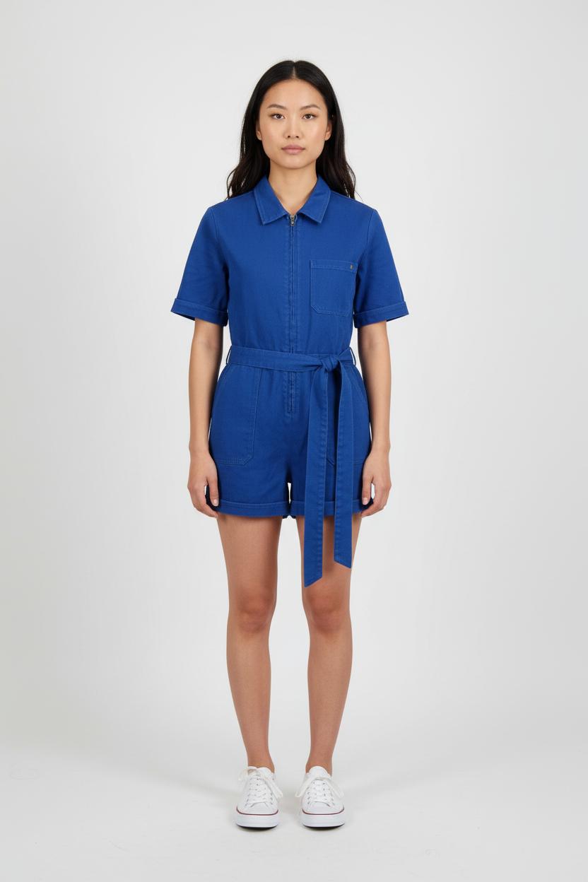 Combinaison Short Bleu - Taille M/38 de la marque La Petite Etoile | PARAD75048 - Vendu par Paradigme - Image 1