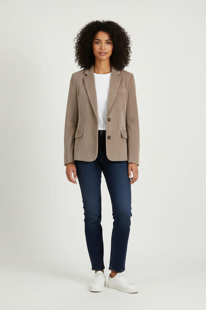 Blazer Beige - Taille M/38 de la marque Caroll | PARAD75050 - Vendu par Paradigme - Image 1