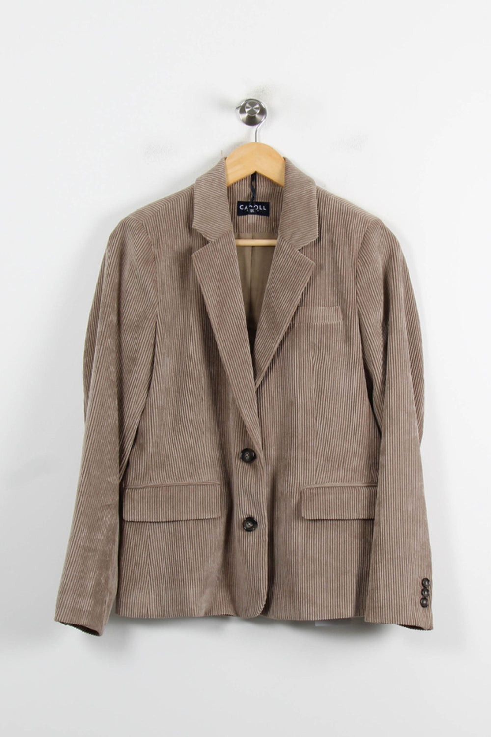 Blazer Beige - Taille M/38 de la marque Caroll | PARAD75050 - Vendu par Paradigme - Image 2