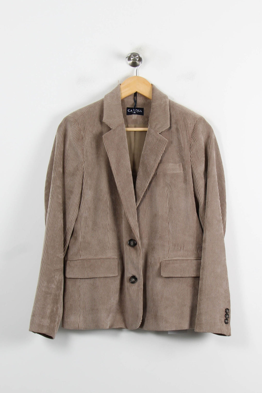 Blazer Beige - Taille M/38 de la marque Caroll | PARAD75050 - Vendu par Paradigme - Image 2