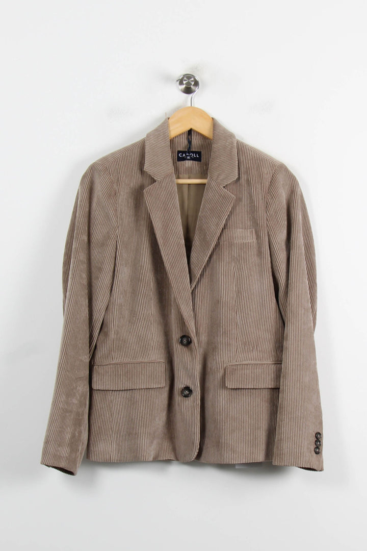 Blazer Beige - Taille M/38 de la marque Caroll | PARAD75050 - Vendu par Paradigme - Image 2