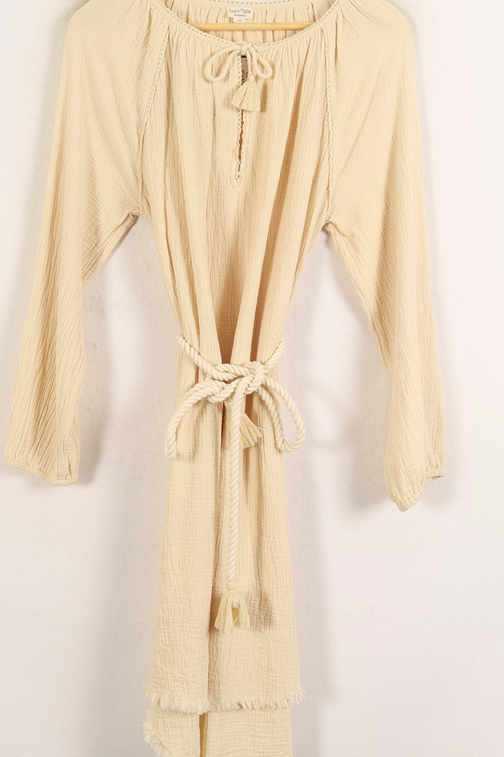 Robe Bohème Beige - Taille L/40 de la marque Louise Misha | PARAD75052 - Vendu par Paradigme - Image 2