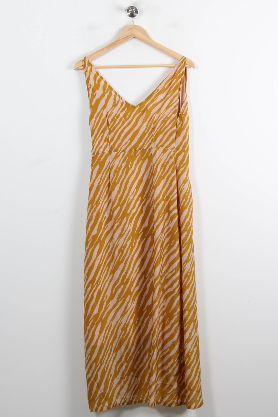 Robe Longue Orange et Beige - Taille S/36 de la marque Louise Misha | PARAD75059 - Vendu par Paradigme - Image 4