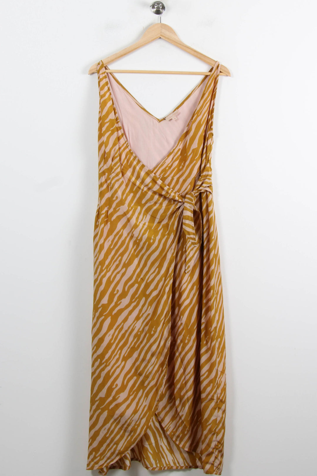 Robe Longue Orange et Beige - Taille S/36 de la marque Louise Misha | PARAD75059 - Vendu par Paradigme - Image 2