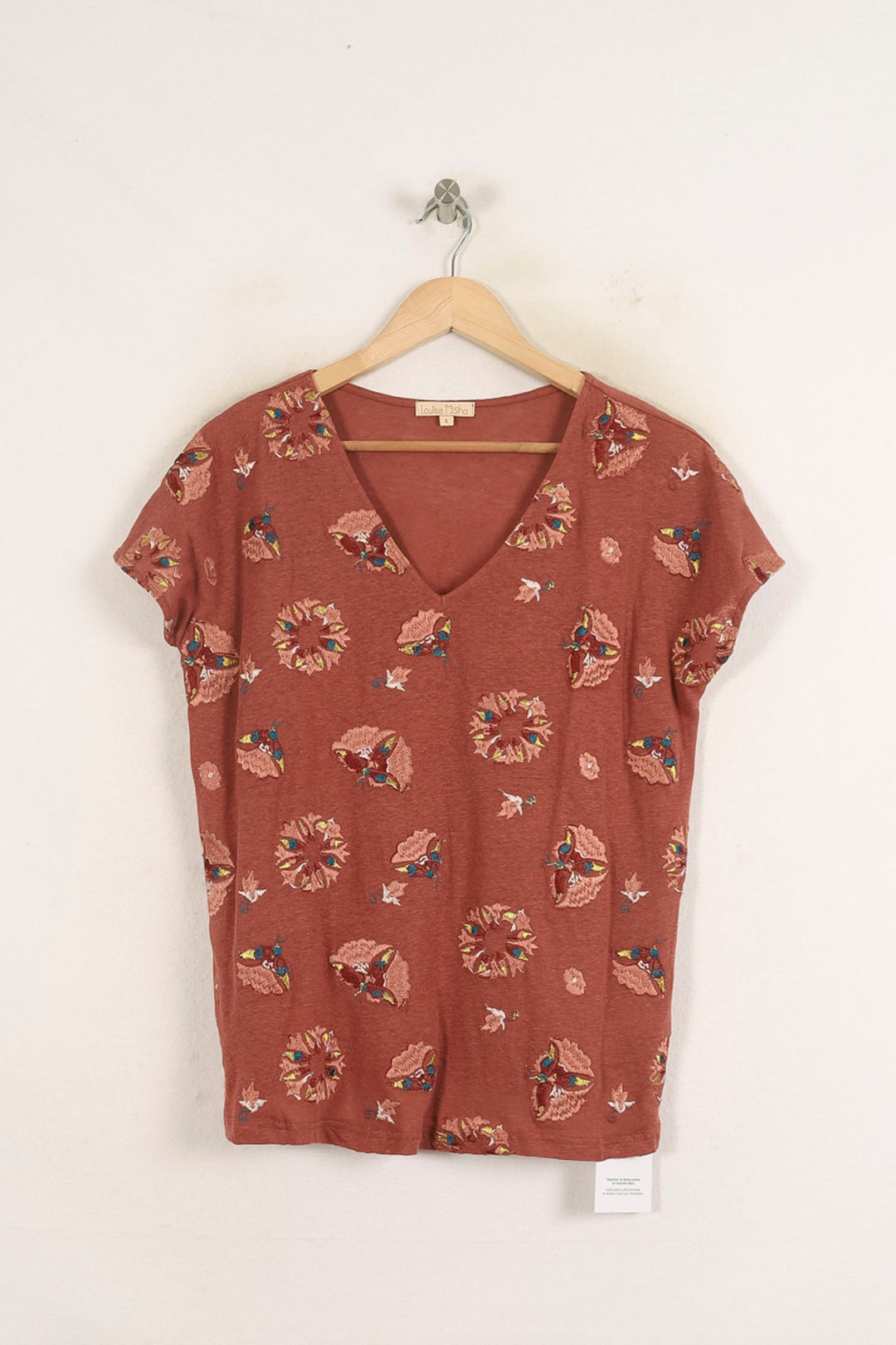 Tee-shirt Marron - Taille S/36 de la marque Louise Misha | PARAD75060 - Vendu par Paradigme - Image 2
