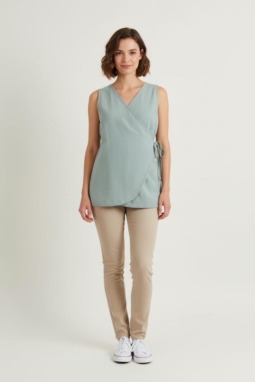 Jupe Verte - Taille S/36 de la marque Louise Misha | PARAD75064 - Vendu par Paradigme - Image 1