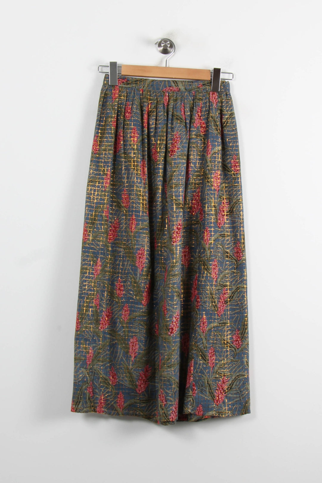 Jupe Longue Bleu et Rouge - Taille XS/34 de la marque Bérénice | PARAD75065 - Vendu par Paradigme - Image 4