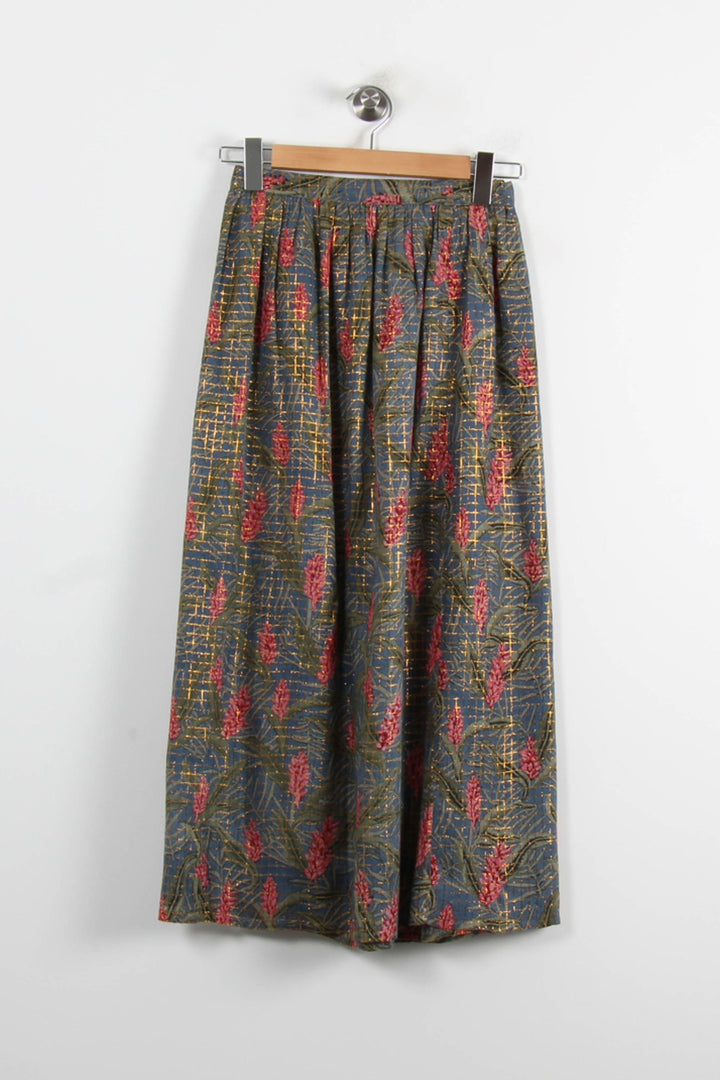 Jupe Longue Bleu et Rouge - Taille XS/34 de la marque Bérénice | PARAD75065 - Vendu par Paradigme - Image 4