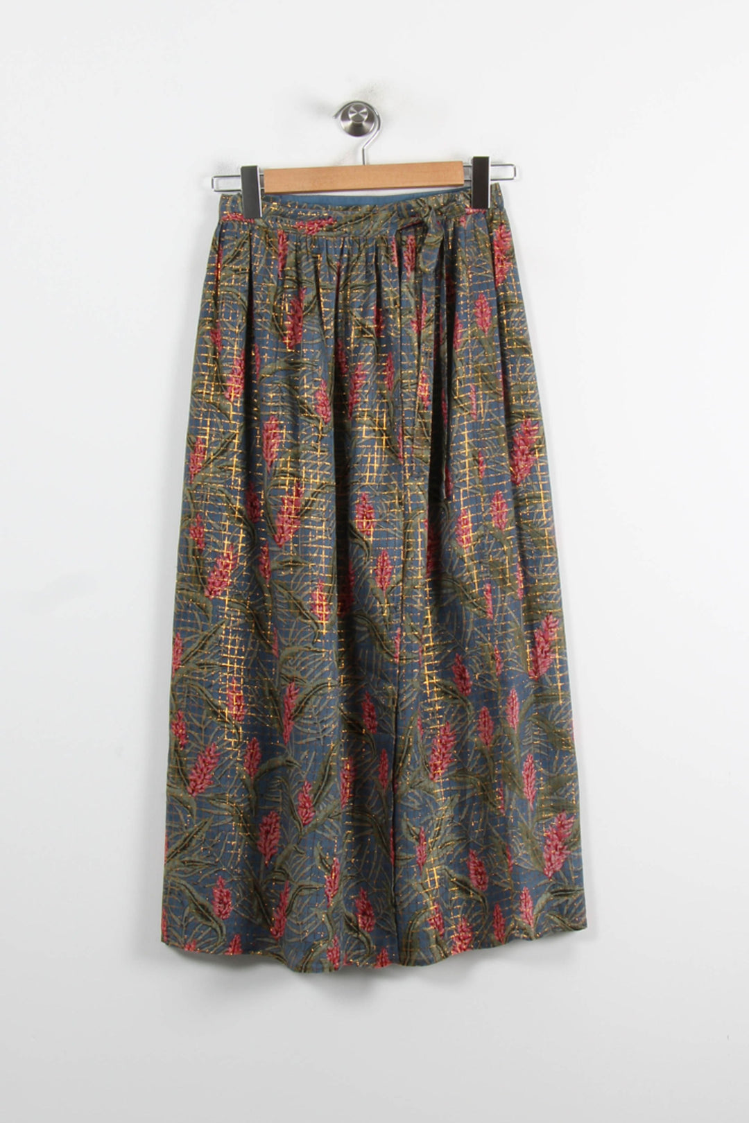Jupe Longue Bleu et Rouge - Taille XS/34 de la marque Bérénice | PARAD75065 - Vendu par Paradigme - Image 2