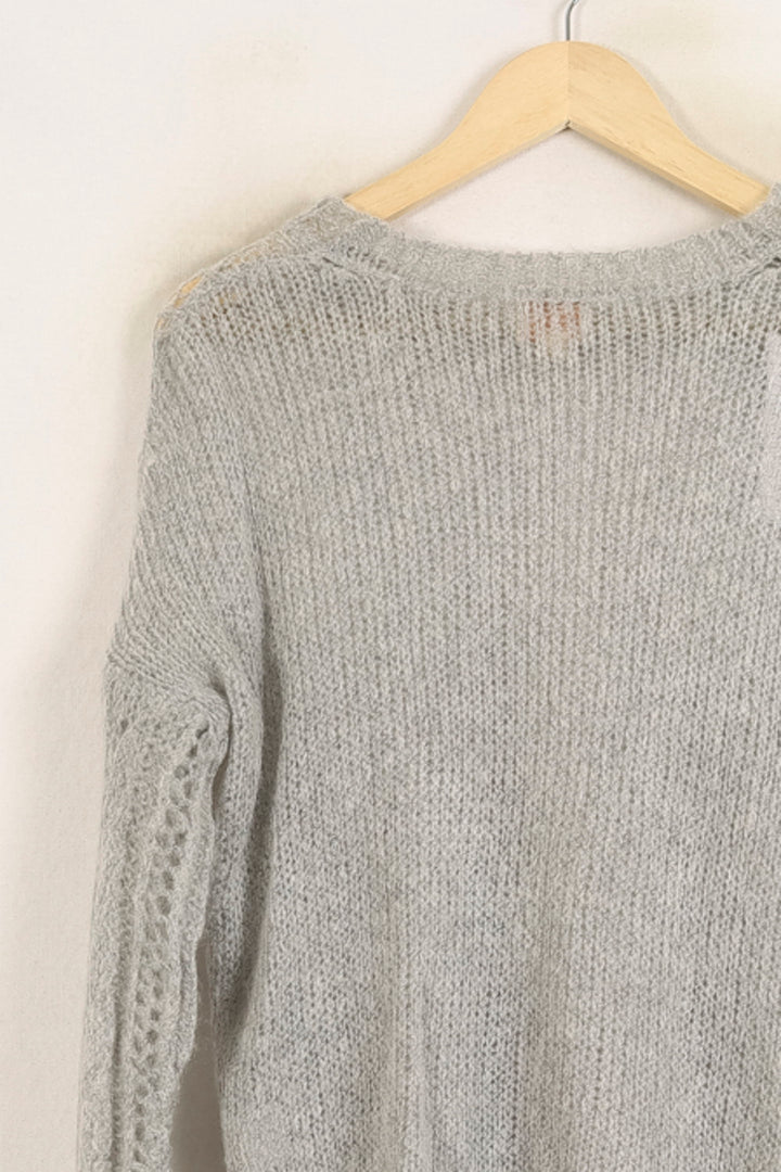 Pull Gris - Taille XS/34 de la marque Bérénice | PARAD75070 - Vendu par Paradigme - Image 4