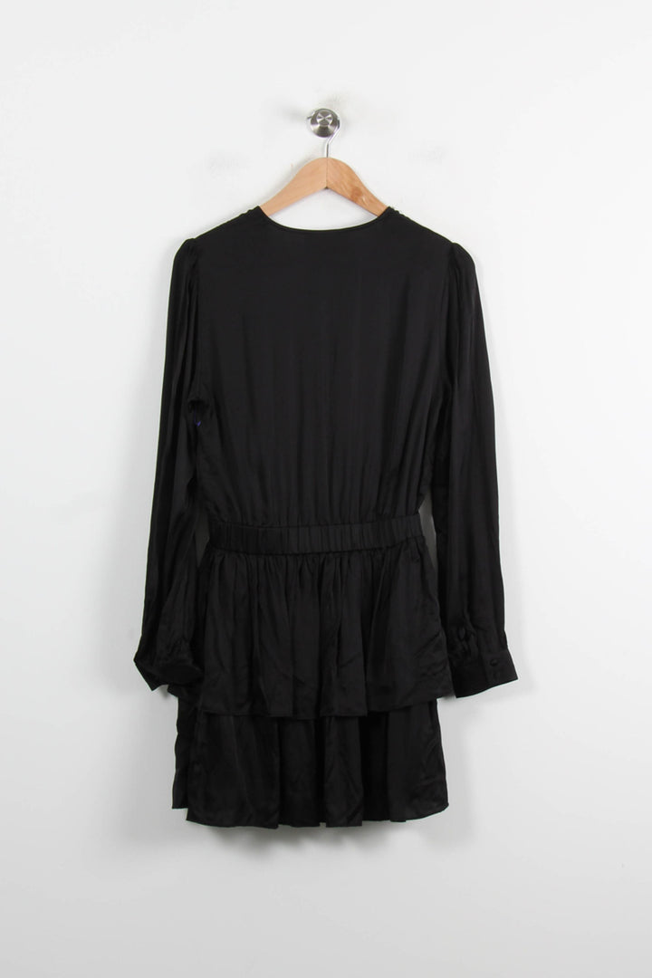 Robe Portefeuille Noire - Taille S/36 de la marque Bérénice | PARAD75075 - Vendu par Paradigme - Image 4
