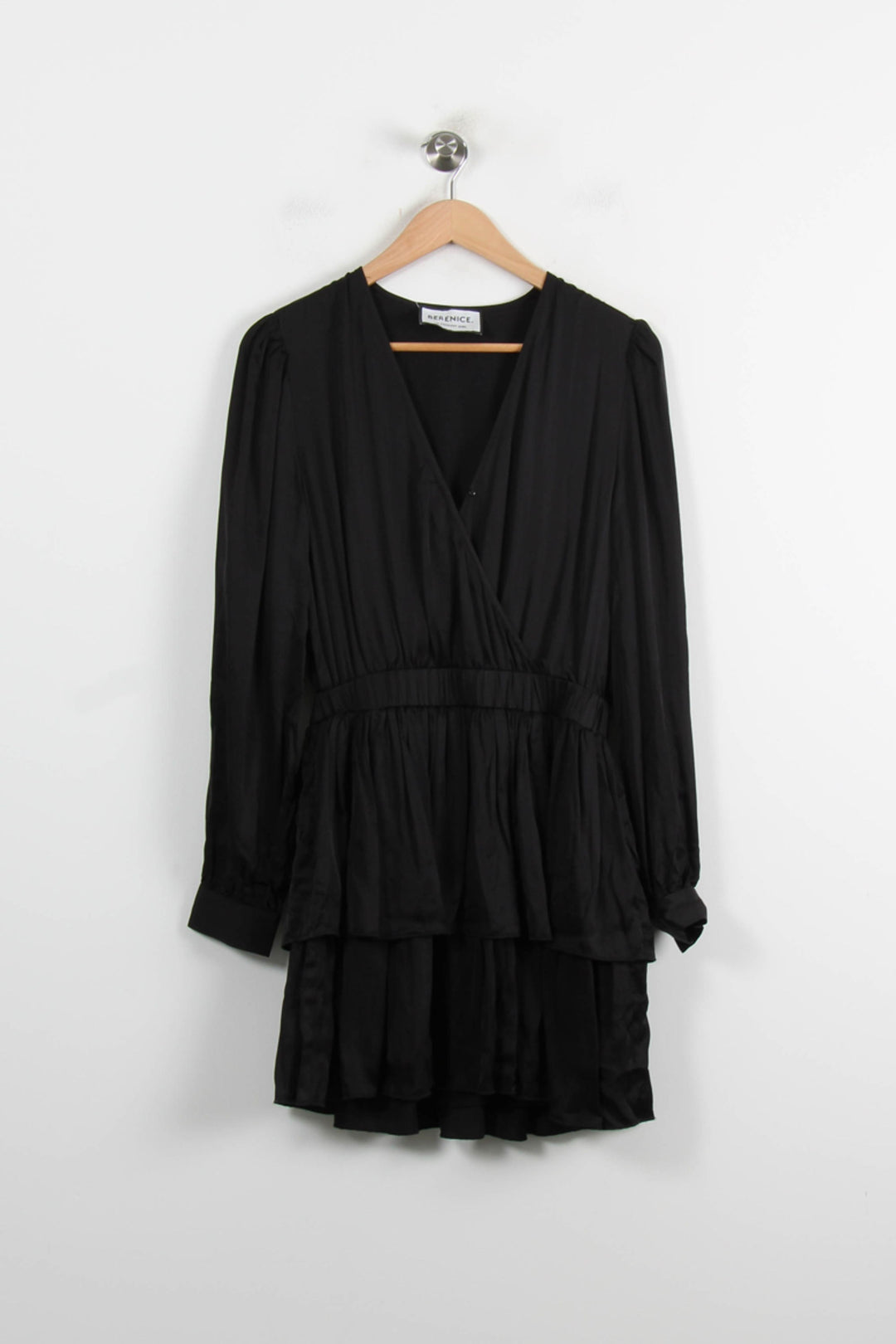 Robe Portefeuille Noire - Taille S/36 de la marque Bérénice | PARAD75075 - Vendu par Paradigme - Image 2